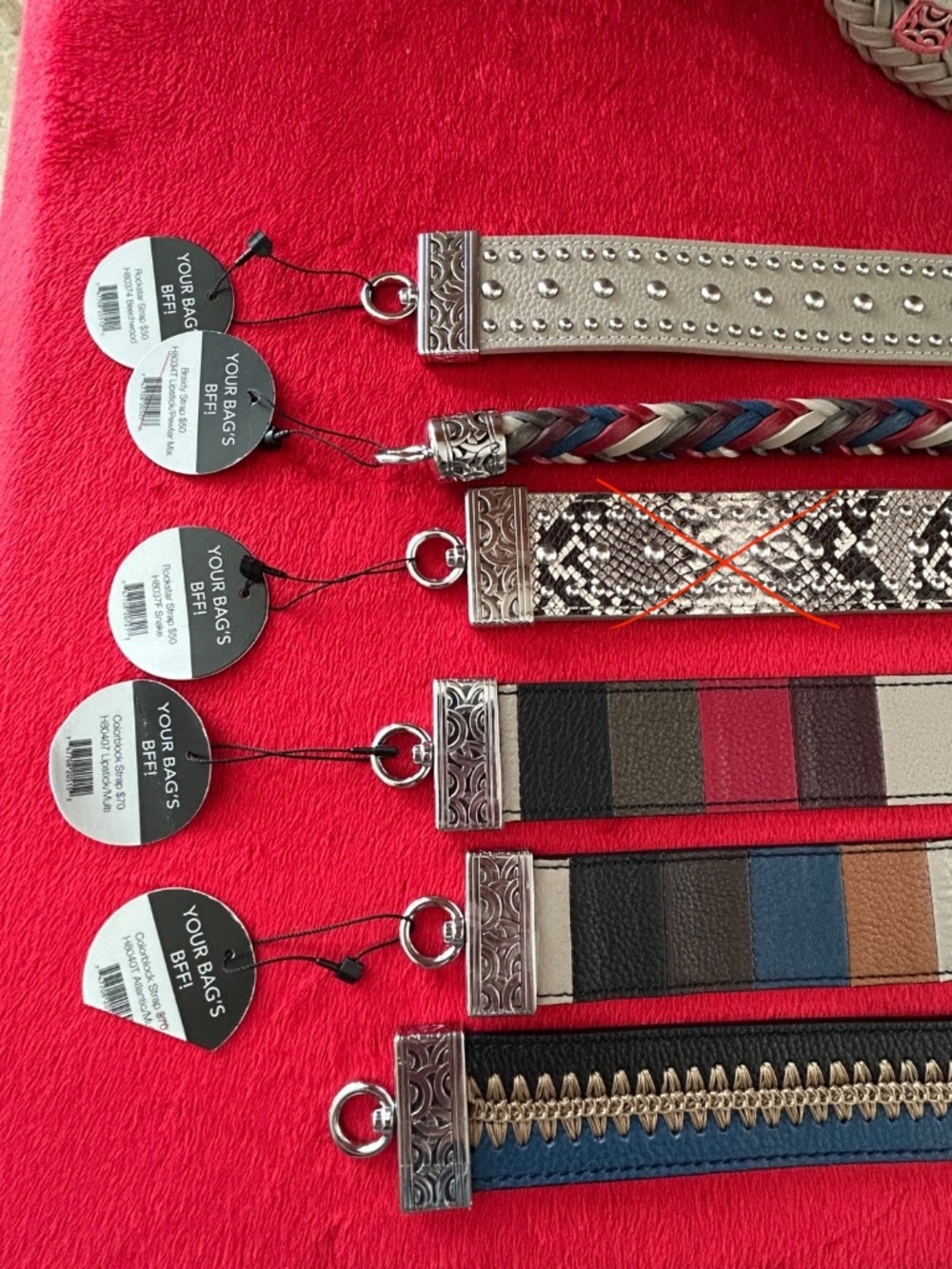 Brighton Your Bag Beck Beechwood Leather Organizer Purse Extra Straps & Tassels - Picture 12 of 15